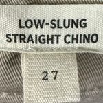 Madewell Size 27 Garment-Dyed Low-Slung Straight Chino Pants NWT Tan Khaki 90s Photo 12