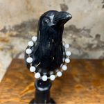 Trifari  PAT. PEND Milk Glass Bracelet Photo 1