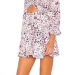 Michael Costello x REVOLVE Tabitha Dress in Pink Blossom Sz L Photo 2