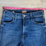 MOTHER The Hustler High Rise Wide Leg Jeans in High Fidelity 27 Blue Photo 8
