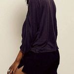 Free People Womens Salt N Peppa Modal Blend Surplice (Black) Size Small Photo 0