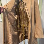 Banana Republic  Classic Tan pea Coat collared and zipped Photo 9