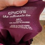 Chico's Purple Stretch Top Size 3  Photo 3