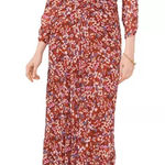 Msk Women's Floral Chiffon V Photo 0