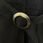 A.P.C. Black Belted Jumpsuit Size 36 or 4 Short Sleeve Minimalist Parisian Photo 4