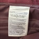 Banana Republic  Wool Leather Burgundy Pants Size: 8 Photo 4