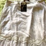 NWT Romantic White Surrealist Embroidered Skirt. S Photo 7