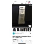 Good American | Corset Seam Legging Size 2 Medium Black Photo 6