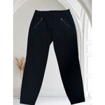Athleta Black Aspire Ankle Pant Size 4 Joggers Track Pants Zip Pockets Photo 13