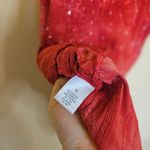 Westport 1962  Size Small S Red Sequin Tie Dye Blouse Sleeveless Boho Top Blouse Photo 8