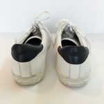 Coach Porter Lace Up Sneakers in White & Navy Photo 3