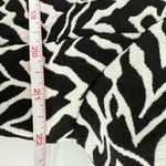 Chico's Black and White Animal Zebra Patterned Jacket Cardigan Size 2 (12/14) Photo 8