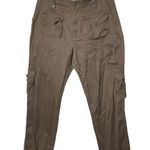 With Jean  Tommy zipper cargo pants khaki sz L Photo 1