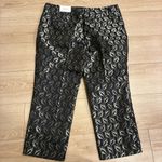 Ann Taylor NWT  Women’s Signature Straight Ankle Metallic Pant Size 16 Photo 5