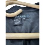 Laura Max | 3X | 100% Silk Jacket Blazer Kimono Cardigan Paisley Women's Black Photo 2