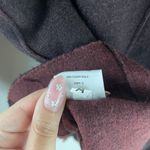 Eileen Fisher Maroon Brown Felted Merino Wool Military Button Up Blazer Jacket Photo 13