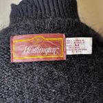 Vintage 80s 90s Worthington Taiwan Mohair Blend Soft Fuzzy Black Cardigan Size M Photo 5