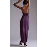 Anthropologie Anthropolgie Slim Knit Midi Dress Smoked Plum Purple Size XS Wedding Cocktail Photo 2