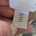 Ann Taylor White & Blue Floral Mixed Media Flare Sleeve Tee Size Medium Photo 7