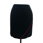 Petite Sophisticate  Black Geometric Fully Lined Business Skirt Womens Size 4 Photo 4