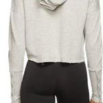 Nike Dri-Fit Yoga Luxe Cropped Hoodie Pullover Oversized Soft Knit in Gray L Photo 1