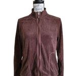 Liz Claiborne Terry Cloth Full Zip Sweatshirt Casual Lounge Everyday Photo 0