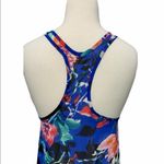 Everly ‎ Floral Racerback Tank Top Blue Size Small Photo 8