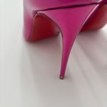 Christian Louboutin  Kate 100 Pink Mirrored Leather High Heel Pumps Size EU 38 Photo 5