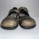 Naot Kirei Mary Jane Beige Metallic Minimalist Suede Leather Shoes Flats 39 Size 8 Photo 9