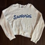 Sincerely Jules White Santarini Knit Sweater Photo 0