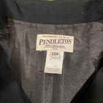 Pendleton Vintage  black 100% wool blazer overcoat classy gothic style (22W) Photo 1