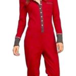 Abercrombie & Fitch Sleepwear Collection Size M Red Contrast Trim One Piece Photo 0