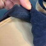 Marc Fisher Navy Suede & Cork Scalloped Platform Sandals | Women’s Sz 8.5 Photo 8