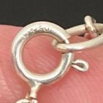 Vintage Handcrafted 925 Sterling Silver Amethyst Cabochon Pendant 18” Necklace Purple Photo 12