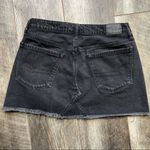 American Eagle AEO 5 Button Distressed Hi Rise Festival Mini Skirt Women’s Size 6 Photo 2