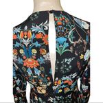 ZARA  Woman Fall Floral Print Long Sleeve Shift Dress Women’s Size Small Photo 7