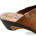 Rialto  | Mixed Media Snake Skin Veva Comfort Shoes Size 9 Leather Blend Clogs Photo 2