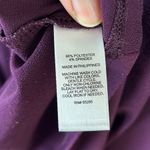 EXPRESS  Long Sleeve Shirt Tunic Size Medium Purple Criss Cross Cutout Back Top Photo 5