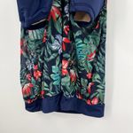 Cacique Swim by  Swim tankini Top Blue floral flower print strappy plus Size 14 Photo 3