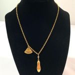 Vintage Gold Ballet Pendant Chain Necklace Photo 1