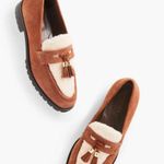 Talbots  CASSIDY SHERPA LOAFERS Tan NWOT Photo 1