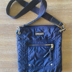 American Eagle Navy Puffer Style Crossbody Bag  AEO EUC Adjustable Zip Photo 0