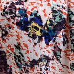 Karen Millen NWT  Women’s 2 Pop-up Ruffles Georgette Top Watercolor Floral Print Photo 9