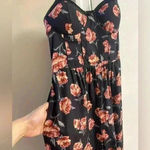 Band of Gypsies jumpsuit corset top pockets rose print Medium Photo 3