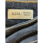 Mavi Blue Dark Wash Denim Alexa Mid Rise Skinny Jeans Size 25 Photo 8