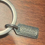 Coach  Leather Vintage Key Ring Photo 4