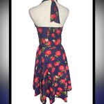 Ensnovo Vintage 50s Strawberry Print
Halter Midi Dress Photo 3