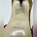 The Attico Diletta Tri Color Pink Gold Black Glitter Pumps Heels Shoes 37 NWOB Size 6 Photo 11