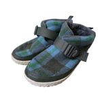 Chacos Chaco Rambler Green Plaid Wool Boots Shoes Women 8.5 EU 39.5 Traction Treads Photo 2