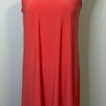 Tash + Sophie Orange Sleeveless Ruffle Knee‎ Length Dress Photo 0